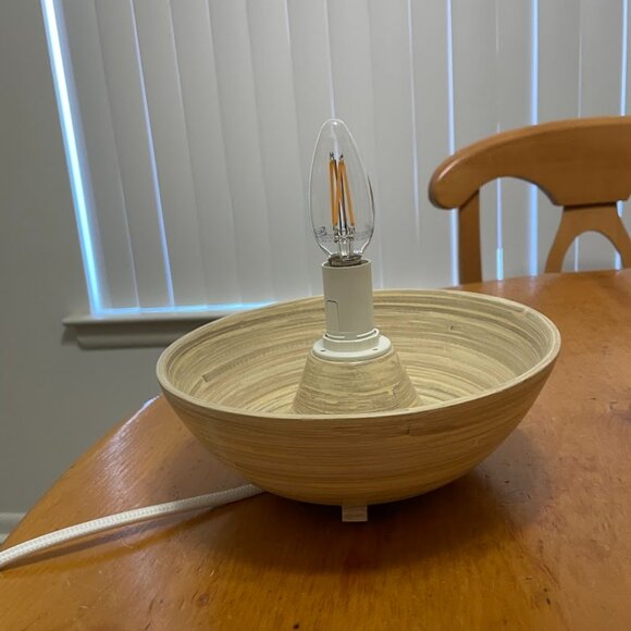 SET OF 2 Ikea Misterhult table lamps with LED lightbulb - Picture 8 of 12